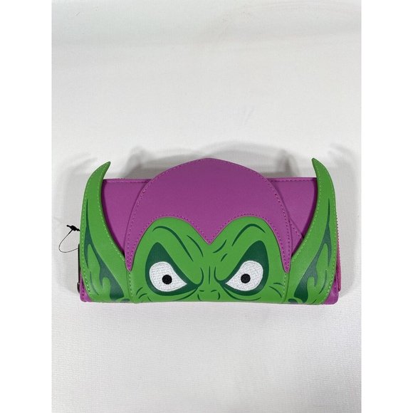 Loungefly Marvel Green Goblin Zip Around Wallet Exclusive - Picture 4 of 16